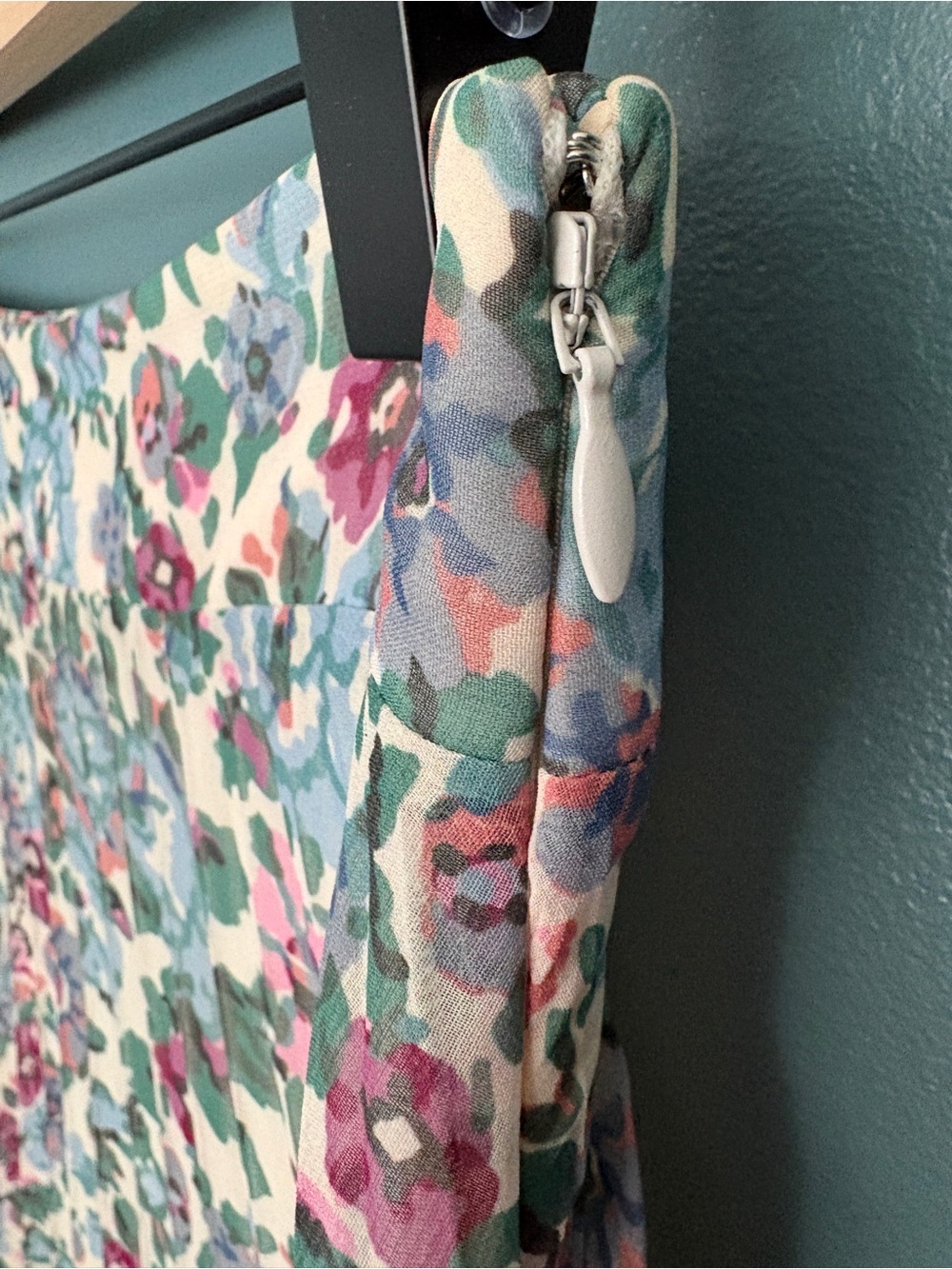 Sézane Women’s Dune Floral Maja Pleated Midi Skirt Size 34 (2) - Picture 5 of 8